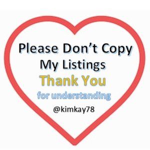 Please do not copy my listings for personal use.